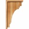 Ekena Millwork Pescadero Rough Sawn Corbel w/Backplate, Western Red Cedar, 6"W x 12"D x 20"H COR06X12X20PEC01RWR - alternate 2